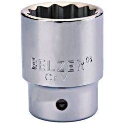 Soquete Belzer Encaixe Estriado 1/2" 13mm
